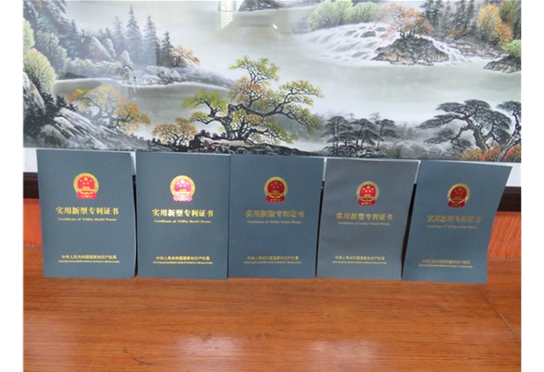 公司专利证书